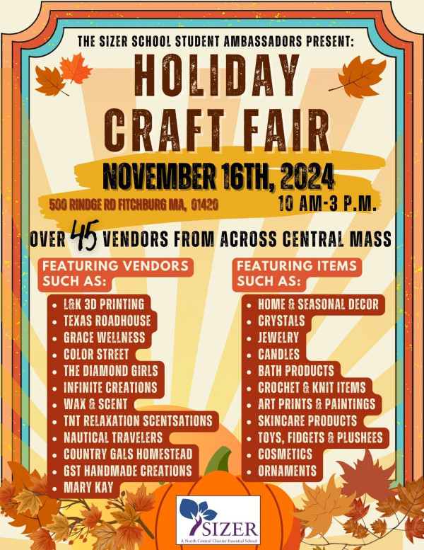 Holiday Craft Fair - Sizer School, Fitchburg MA